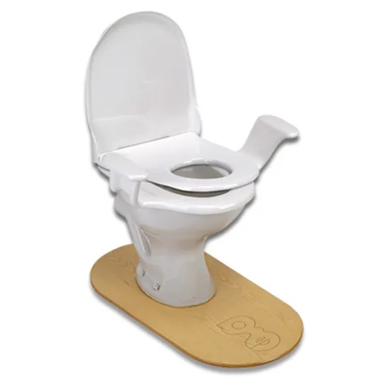 Siège/réhausseur de toilette Nobi Family : sans rehaussement mais avec un réducteur de lunette pour enfants