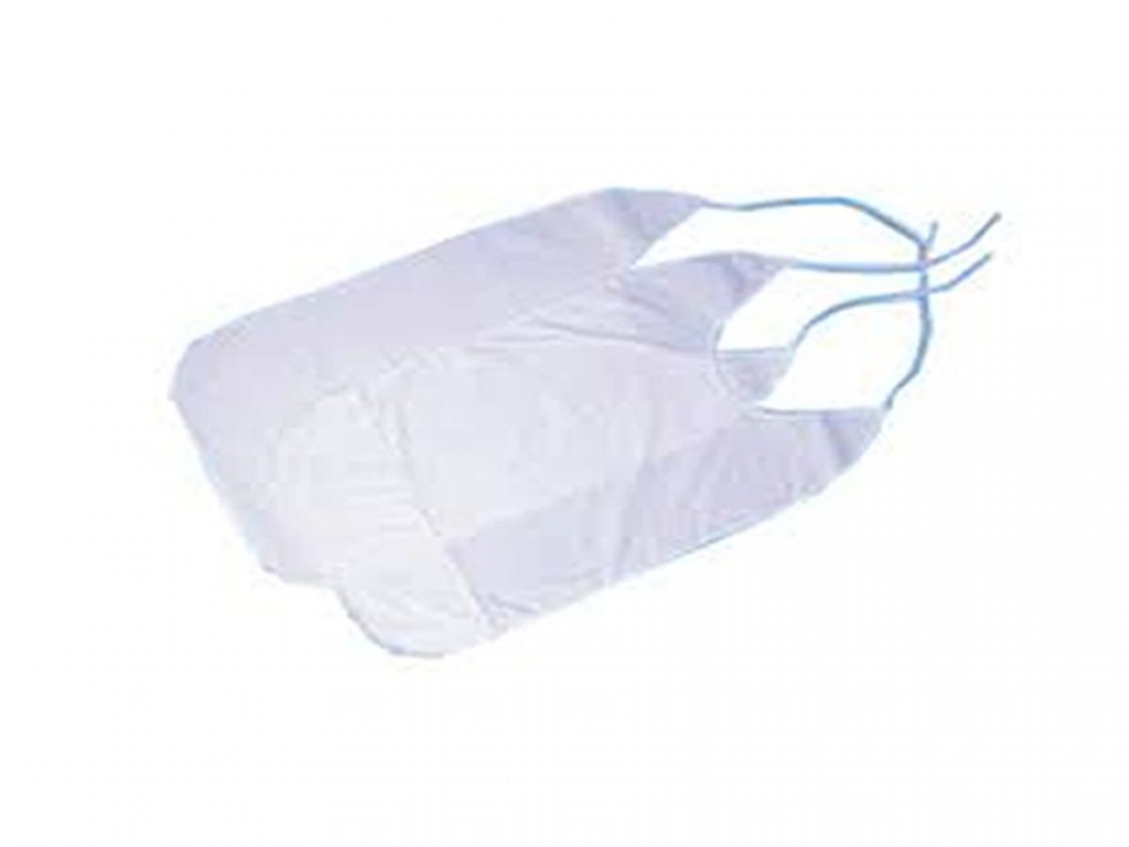 Bavoir eponge plast blanc.+recolteur