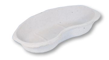 Haricot à usage unique en cellulose moulé