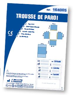 Trousse de paroi - carton de 25