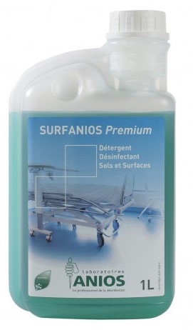 Surfanios premium 1l ! Biocide gesloten circuit, gebruik met voorzichtigheid na het lezen van de gebruiksaanwijzing - De koper is wettelijk verplicht zich te registreren via www.biocide.be