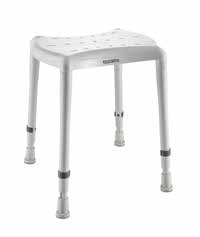 Tabouret de douche, réglable en hauteur de 40 à 55