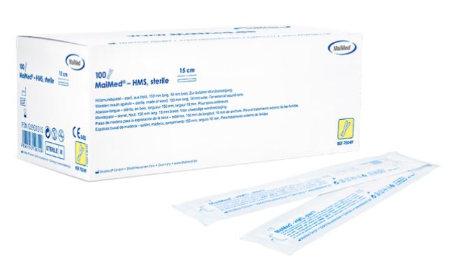 Steriele tongspatels Maimed /100 Units