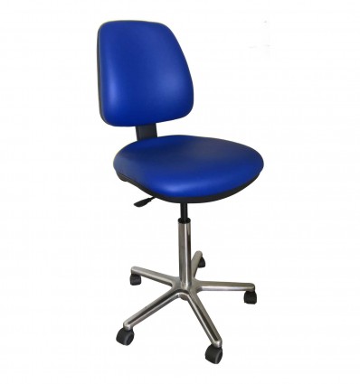 Chaise laboratoire roues new 60/85cm