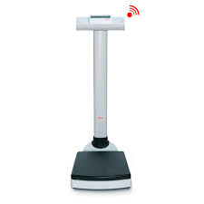 Pèse-personne à colonne, classe d'étalonnage III(3) digitale,BMI, Interface RS232 intégré incl.câble de raccordement(connecteur: MALE)