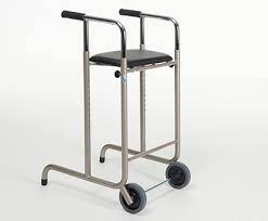 Rollator en loopkader - 2 wielen  + zitkussen Vermeiren 250