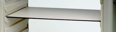 Resin shelf 600x400 for Adaptis cart 