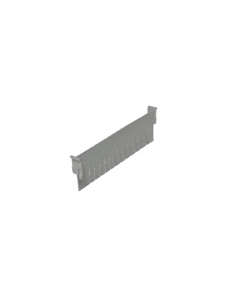 Crosswise separator 400x100 in grey ABS 