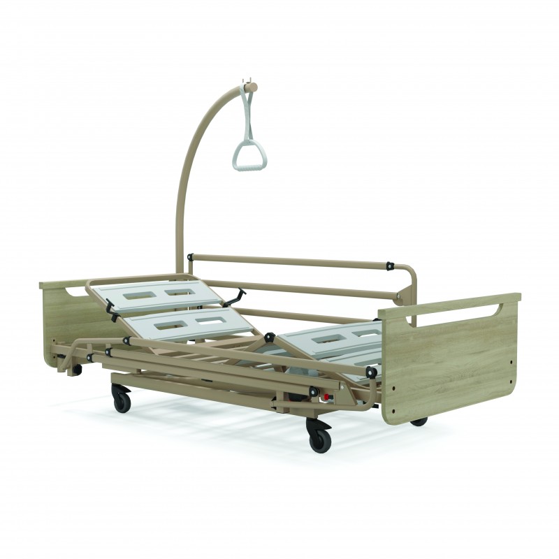 Lit électrique EURO 1002 Premium complet - Potence et barrière BL3170 - Panneaux Maeva - RAL1019