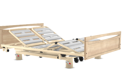 Lit électrique Harmonie AVANT-GARDE option pieds ronds Lits 2 places 140X200