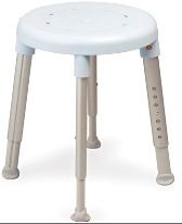 Tabouret de douche rond Etac Easy (modèle standard, gris)