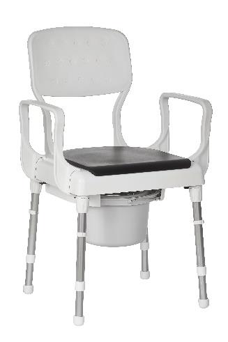 Chaise de toilettes Lyon avec couvercle