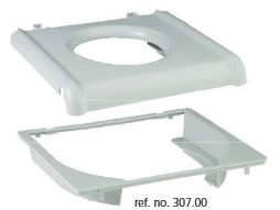 Rebotec toiletzitting (inclusief losse emmerhouder) - grijs