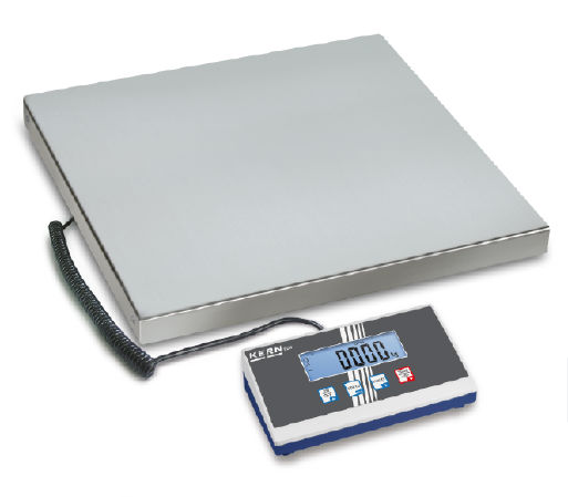 Kern balance pour colis complète avec plateau de pesée robuste 