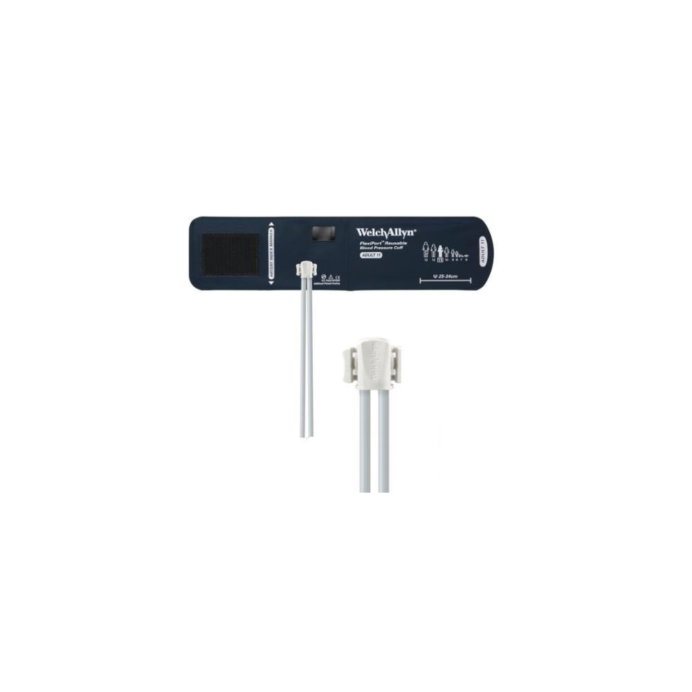 Brassard Flexiport Welch Allyn avec 2 tubes et connecteur - TPE