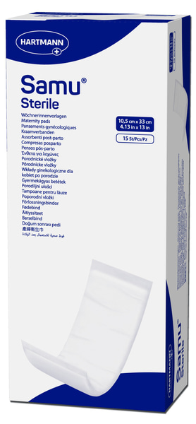 Protections gynécologiques Samu® Sterile /15 Unités