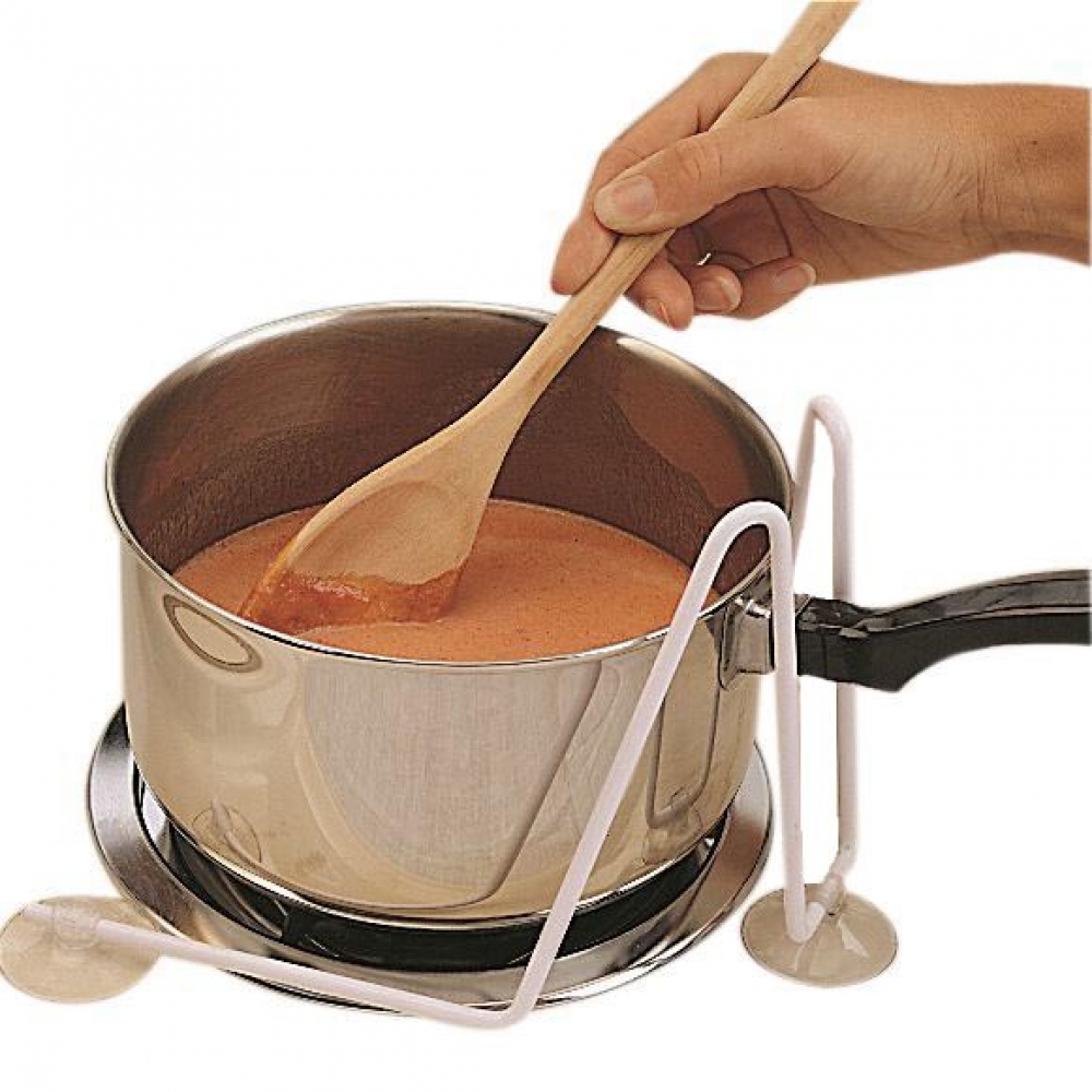 Fixation pour casserole à manche