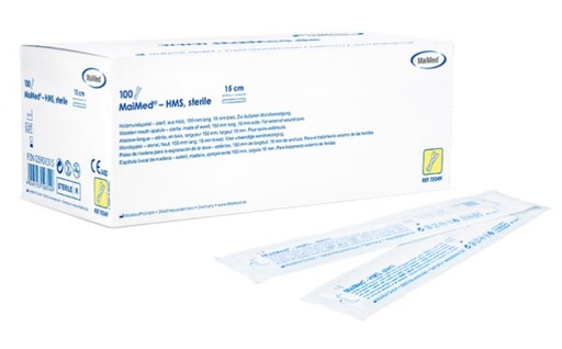 [00075049] Steriele tongspatels Maimed /100 Units